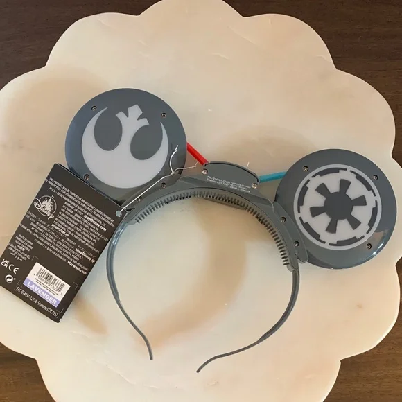 Disney Parks Star Wars Light Up Mickey Mouse Ears Headband - Picture 2 of 9